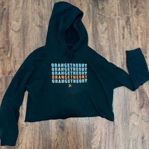 Orangetheory crop hoodie